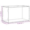 vidaXL Displaybox Transparent 31x17x19 cm Acryl