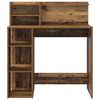 vidaXL Schreibtisch mit Regal Altholz 90 x 48 x 101,5 cm Holzwerkstoff