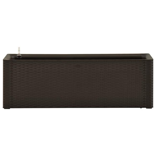 vidaXL Garten-Hochbeet mit Selbstbewässerungssystem Mokka 100x43x33 cm