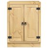 vidaXL Schrank SKI Honigbraun 60 x 46 x 81,5 cm Massives Kiefernholz