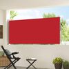 vidaXL Ausziehbare Seitenmarkise 120x300 cm Rot