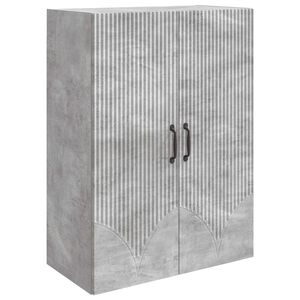 vidaXL Wandschrank Betongrau 66 x 34,5 x 90 cm Holzwerkstoff
