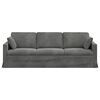 vidaXL Sofa Dunkelgrau 228 x 78 x 80 cm Samt