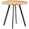 vidaXL Esstisch 80 cm Raues Mangoholz