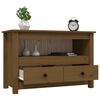 vidaXL TV-Schrank Honigbraun 79x35x52 cm Massivholz Kiefer