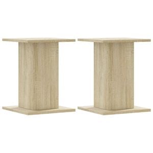vidaXL Lautsprecherst&auml;nder 2Stk. Sonoma-Eiche 30x30x40cm Holzwerkstoff