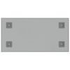 vidaXL Magnettafel Wandmontage Wei&szlig; 60x30 cm Hartglas