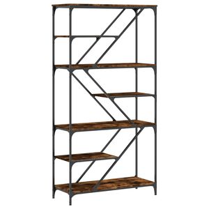 vidaXL B&uuml;cherregal R&auml;uchereiche 91x36x176 cm Holzwerkstoff und Stahl