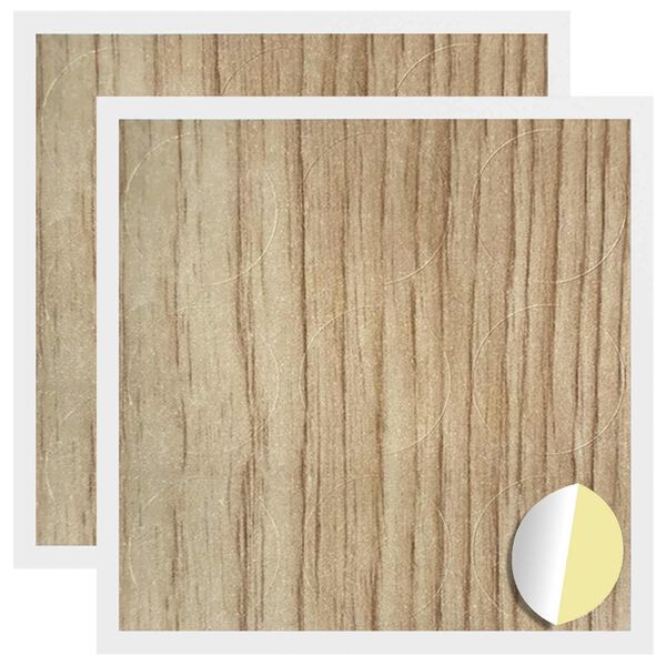vidaXL Selbstklebende Schraubenabdeckung 2 pcs Artisan-Eiche