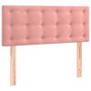 vidaXL Kopfteil Rosa 80x5x78/88 cm Samt