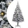 vidaXL K&uuml;nstlicher Weihnachtsbaum mit 300 LEDs mit St&auml;nder Wei&szlig; 240 cm