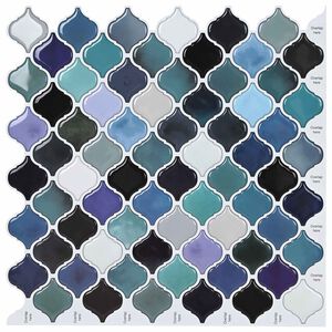 vidaXL Lanturn Fliese 50 pcs Blaugr&uuml;n 27 x 27 cm Polyurethan und PET