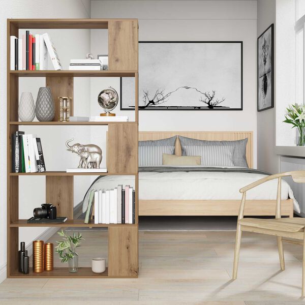 vidaXL B&uuml;cherregal Artisan-Eiche 80 x 24 x 159 cm Holzwerkstoff
