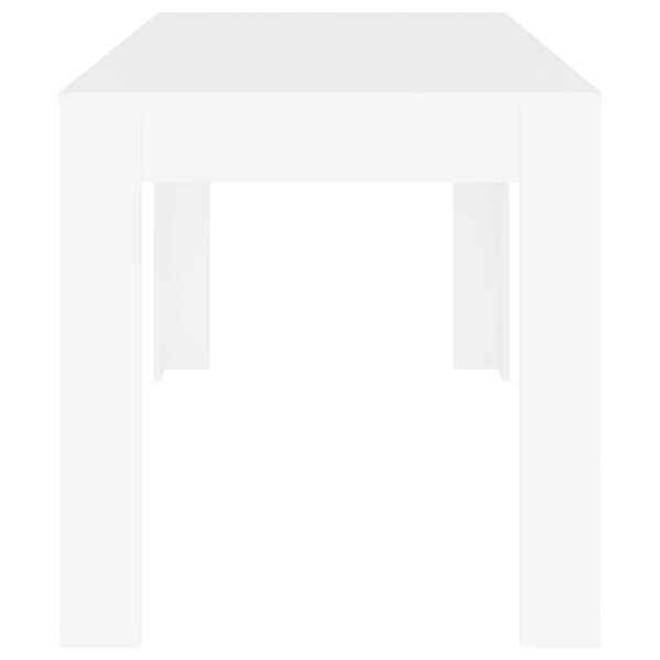vidaXL Esstisch Weiß 140x74,5x76 cm Holzwerkstoff