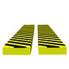 vidaXL Kantenschoner 2 Stk. Gelb & Schwarz 6x2x101,5 cm PU
