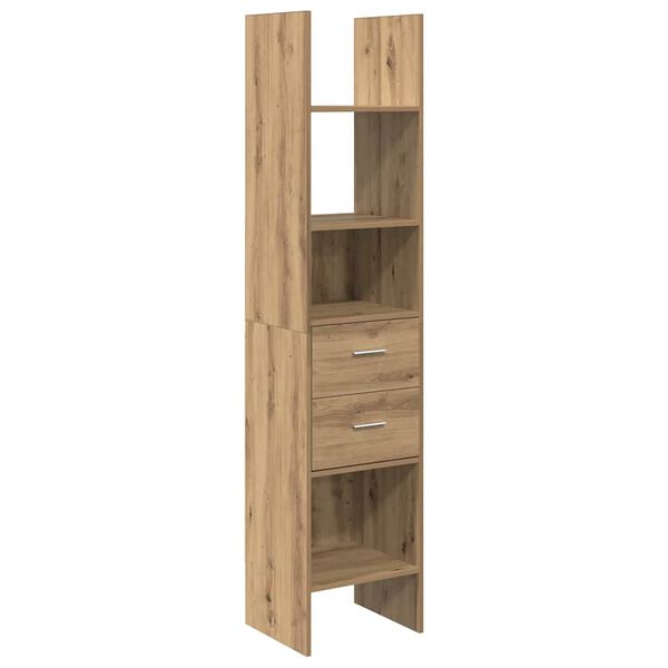 vidaXL B&uuml;cherregal Artisan-Eiche 40 x 35 x 180 cm Holzwerkstoff