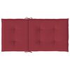 vidaXL Gartenstuhlauflagen f&uuml;r Niedriglehner 6 Stk. Weinrot 100x50x3cm