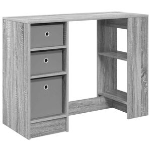 vidaXL Schreibtisch Sonoma-Grau 100 x 40 x 75 cm Holzwerkstoff
