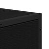 vidaXL Sideboard Schwarz Eichen-Optik 35,5 x 35 x 76 cm