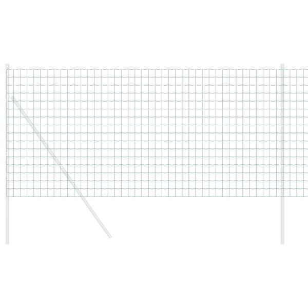 vidaXL Eurozaun Grün 0,6 x 25 m PVC-beschichtetes Eisen