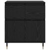 vidaXL Sideboard mit Schubladen Schwarz Eichen-Optik 60 x 35 x 70 cm