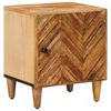 vidaXL Nachttisch Braun 40 x 33,5 x 46 cm Massivholz Mango