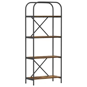 vidaXL B&uuml;cherregal 4 Ebenen 60 x 30 x 146 cm Holzwerkstoff