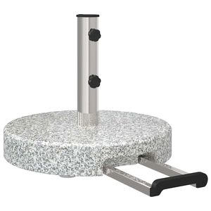 vidaXL Sonnenschirmst&auml;nder Grau &Oslash; 45 x 37,5 cm Granit