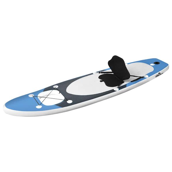 vidaXL SUP-Board-Set Aufblasbar Blau 300x76x10 cm