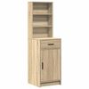 vidaXL Schminktisch mit Spiegelbeleuchtung 2 pcs Braun Holzwerkstoff
