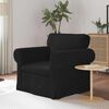 vidaXL Sofa 60cm Schwarz Metall