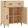 vidaXL Sideboard Sonoma-Eiche 69,5x34x90 cm Holzwerkstoff