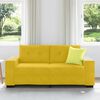 vidaXL Zweisitzer-Sofa Gelb 180x77x82 cm Samt
