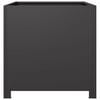 vidaXL Pflanzk&uuml;bel Schwarz 50x50x50 cm Stahl