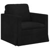 vidaXL Sofa 2 pcs Schwarz