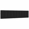 vidaXL Kopfteil-Kissen "Hanko" Schwarz 200 cm Stoff