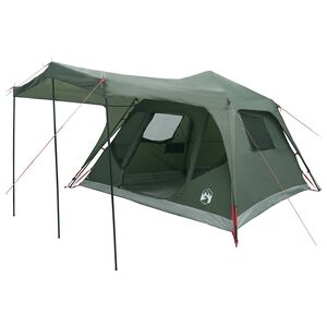 vidaXL Familienzelt Olivegr&uuml;n 6-Personen Polyester und Stahl