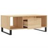 vidaXL Couchtisch Sonoma-Eiche 90x50x36,5 cm Holzwerkstoff