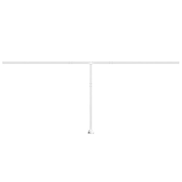 vidaXL Stützen für Markisen Weiß 600x245 cm Eisen