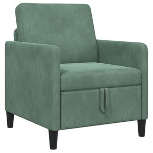 vidaXL Sofa mit Stauraum Meergr&uuml;n 72 x 78 x 87 cm Polyester
