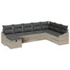 vidaXL Sofa Set 9 stk. Poly-Rattan