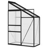 vidaXL Gew&auml;chshaus Anthrazit Aluminium 1,38 m&sup3;