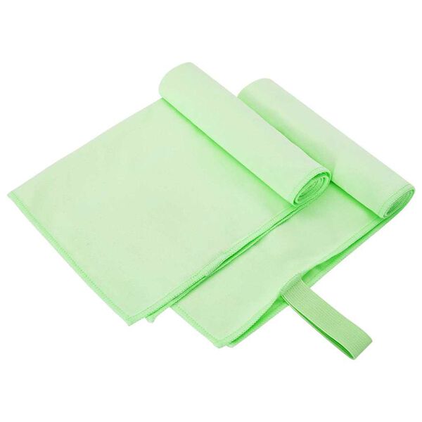 vidaXL Sporthandt&uuml;cher 2 pcs Gr&uuml;n 50 x 30 cm Polyester und Polyamid