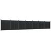 vidaXL Zaunelement Grau 1218x186 cm WPC