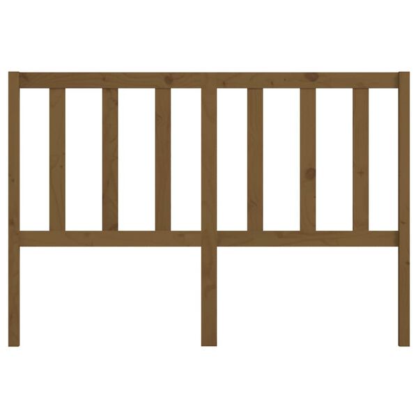 vidaXL Kopfteil Honigbraun 156x4x100 cm Massivholz Kiefer