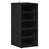 vidaXL Schuhschrank 32 x 35 x 70 cm Holzwerkstoff Schwarz Eichen-Optik