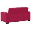 vidaXL 2-Sitzer-Sofa Weinrot 160x78x84 cm Samt
