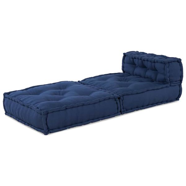 vidaXL Modulares Sofa Indigo 70 x 70 x 56 cm Stoff