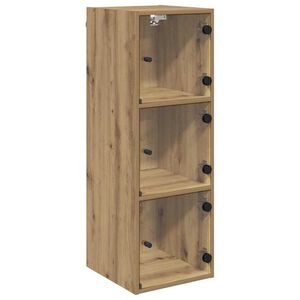 vidaXL Wandschrank Artisan-Eiche 35 x 37 x 102 cm Holzwerkstoff