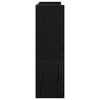 vidaXL Schuhregal Schwarz 80x25x81 cm Holzwerkstoff